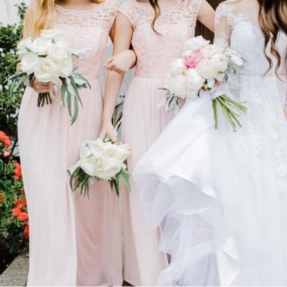 Maxi bridesmaid dress